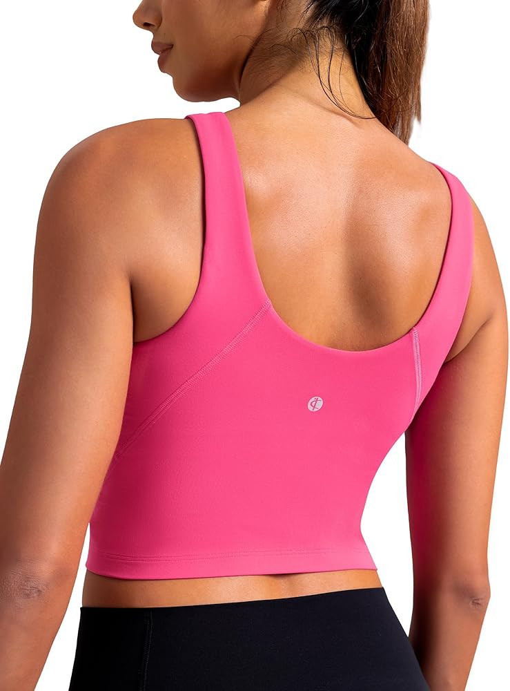 Colorfulkoala Dreamlux Womens Padded Sports Bra High Neck U-Back Yoga Running Workout Athletic Ta... | Amazon (US)