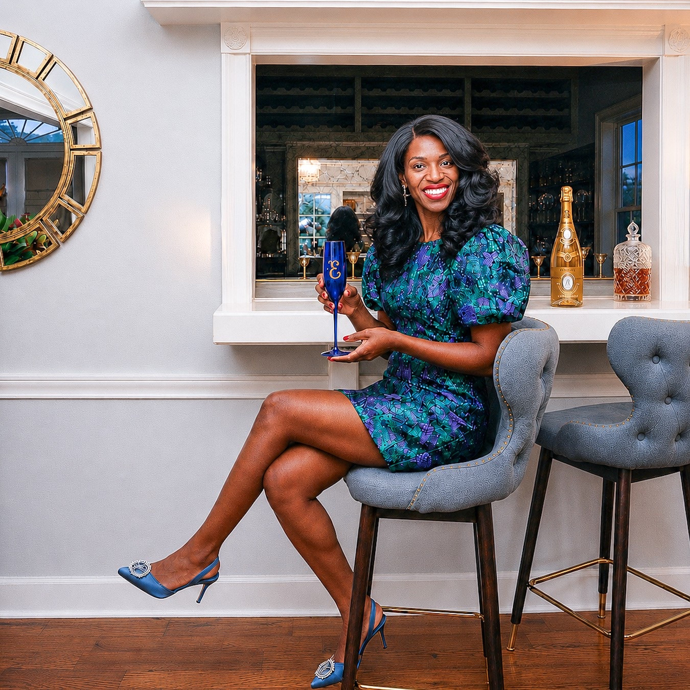 Birthday outfit idea;  I endes up purchasing the dress from RTR I loved it so much. Shoes are actually Louis Vuitton

#LTKootd #LTKOver40 #LTKselfcare