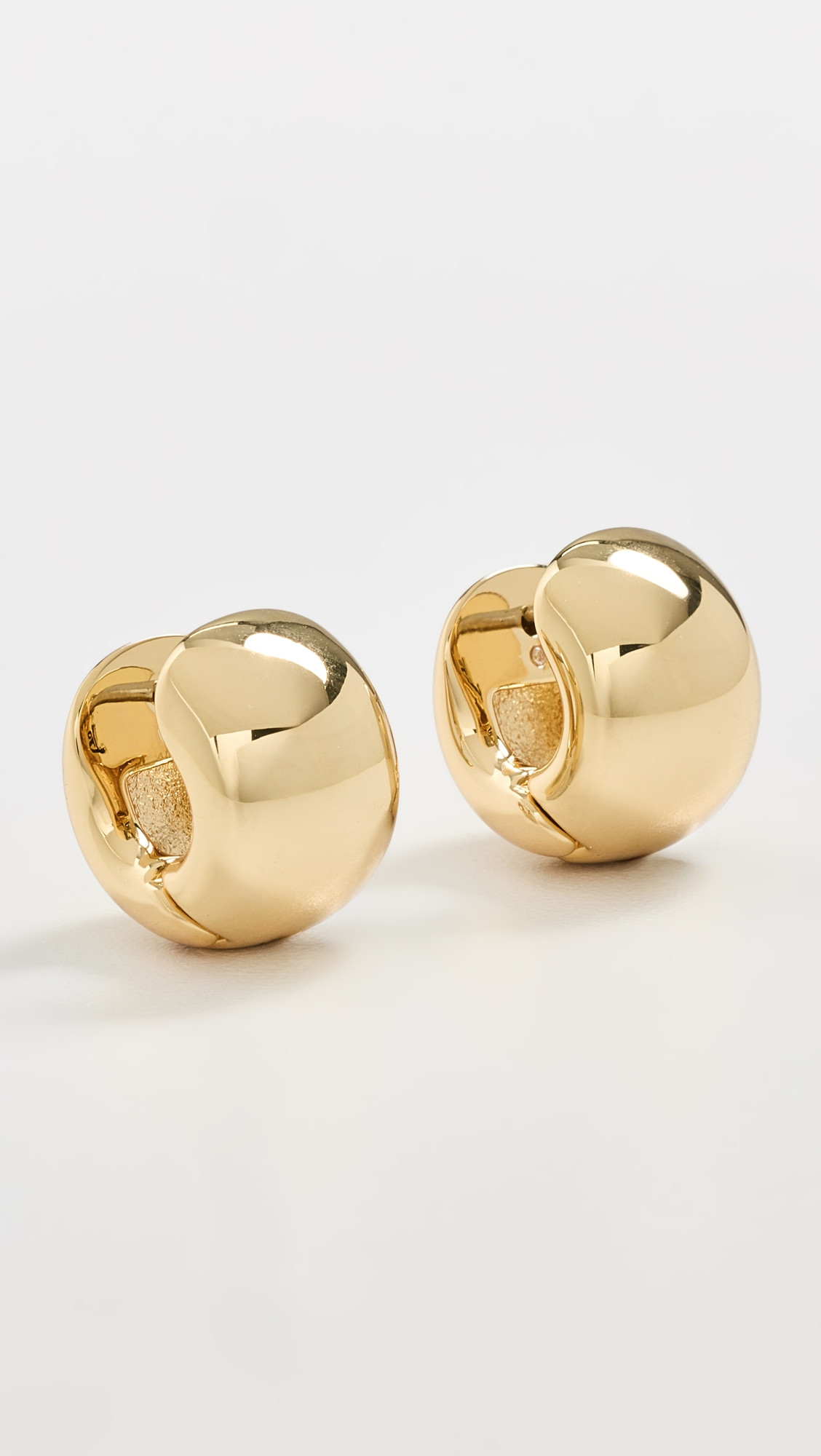 JENNY BIRD Mini Gemma Hoops High Polish Gold One Size | Shopbop