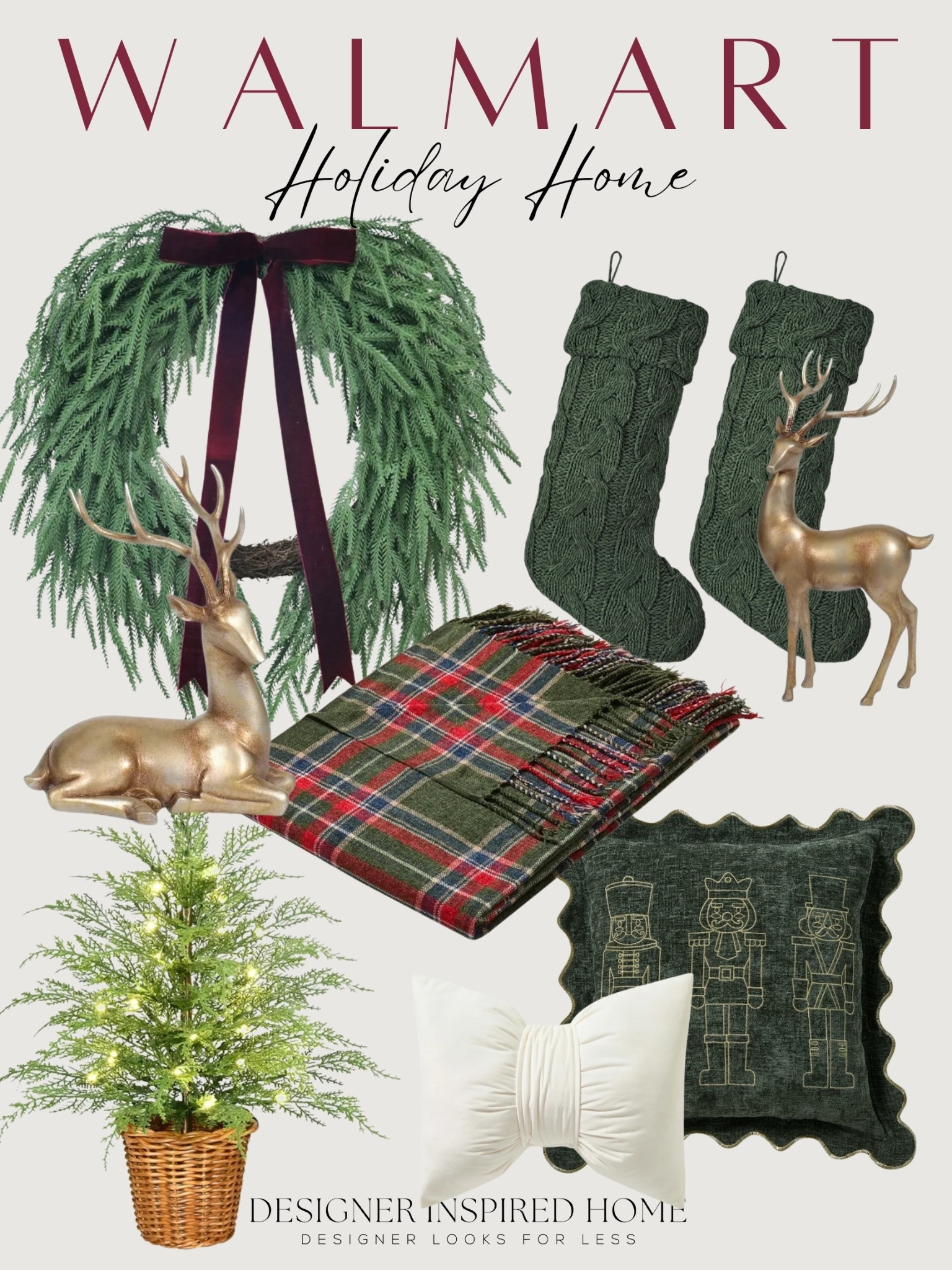 Walmart Holiday home decorr

#LTKHome #LTKSeasonal #LTKHoliday