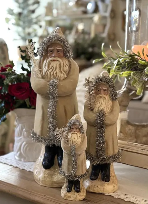Belsnickle Santa With Velvet Cloak | Antique Farm House