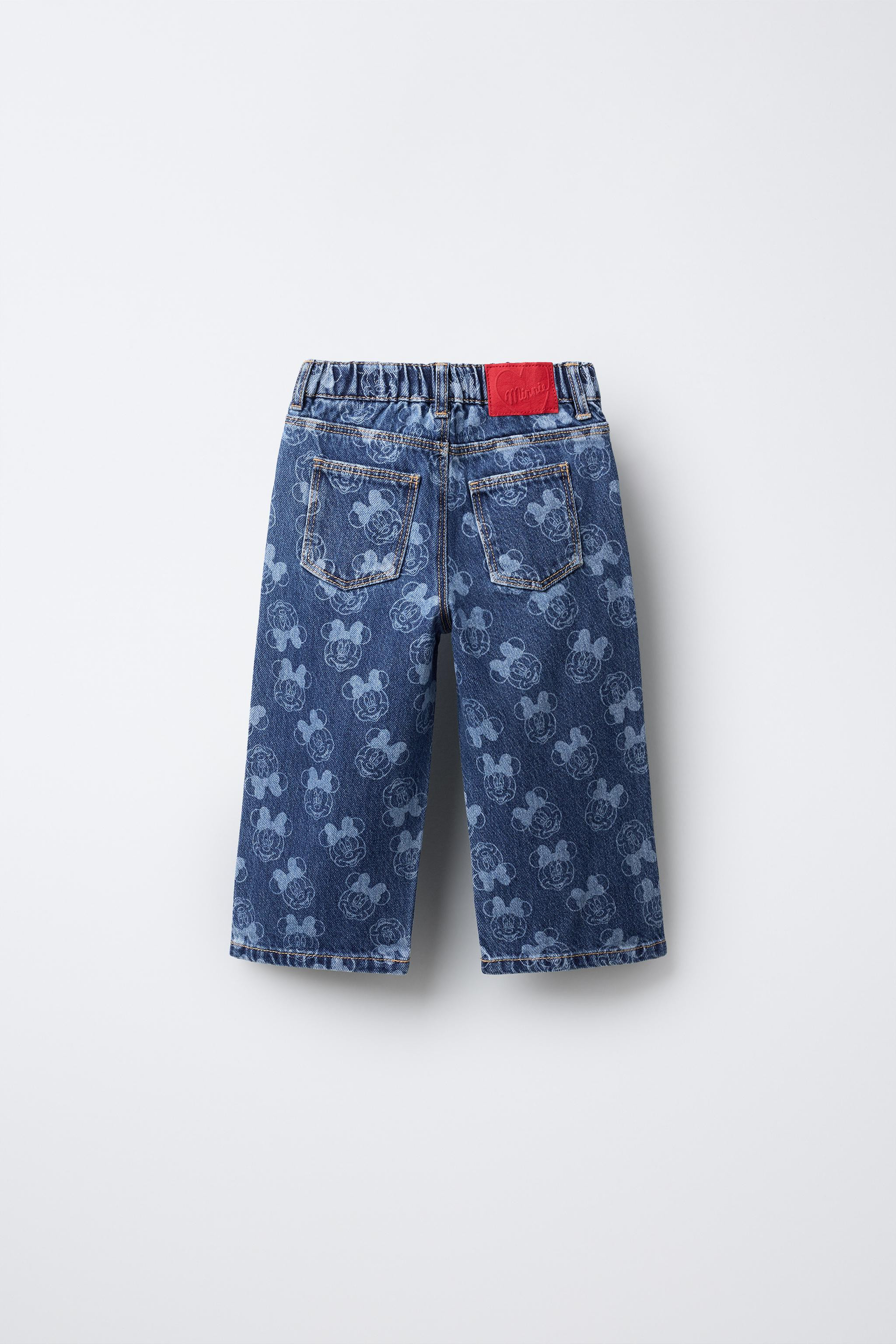 MINNIE MOUSE © DISNEY PRINT CULOTTES JEANS | Zara UK