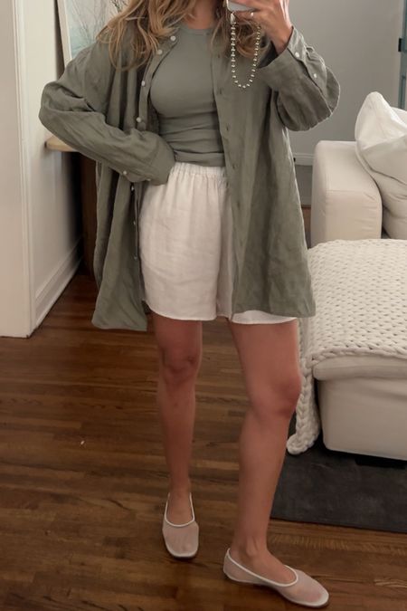 Everlane is offering 25% off all linen for Mother’s Day! These linen shorts are my new favorite (true to size) wearing the linen button down in an XL 

#LTKSaleAlert #LTKStyleTip #LTKFindsUnder50