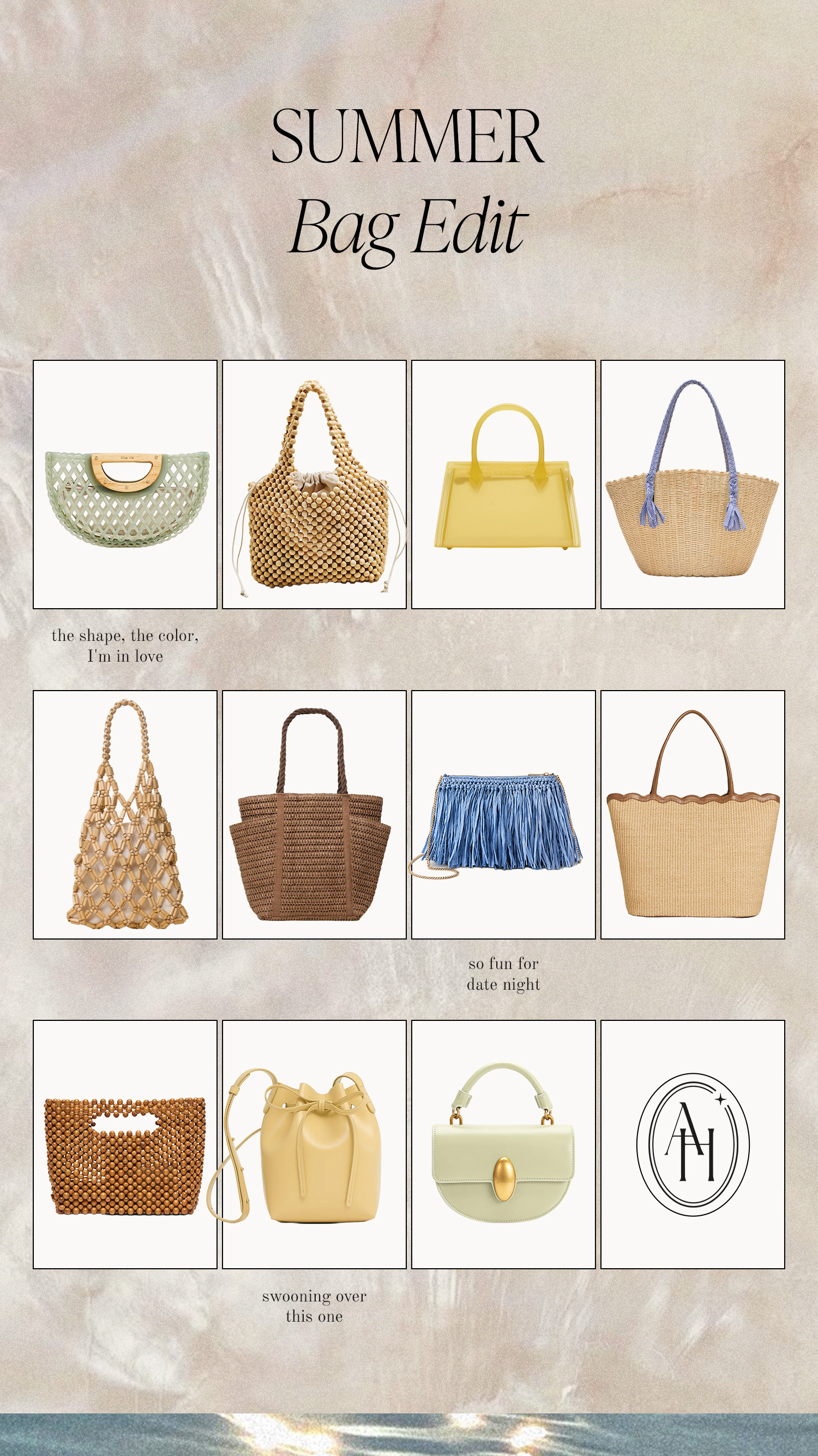 From jelly bags to classic raffia totes, your summer bag edit is here.  

 #LTKSeasonal