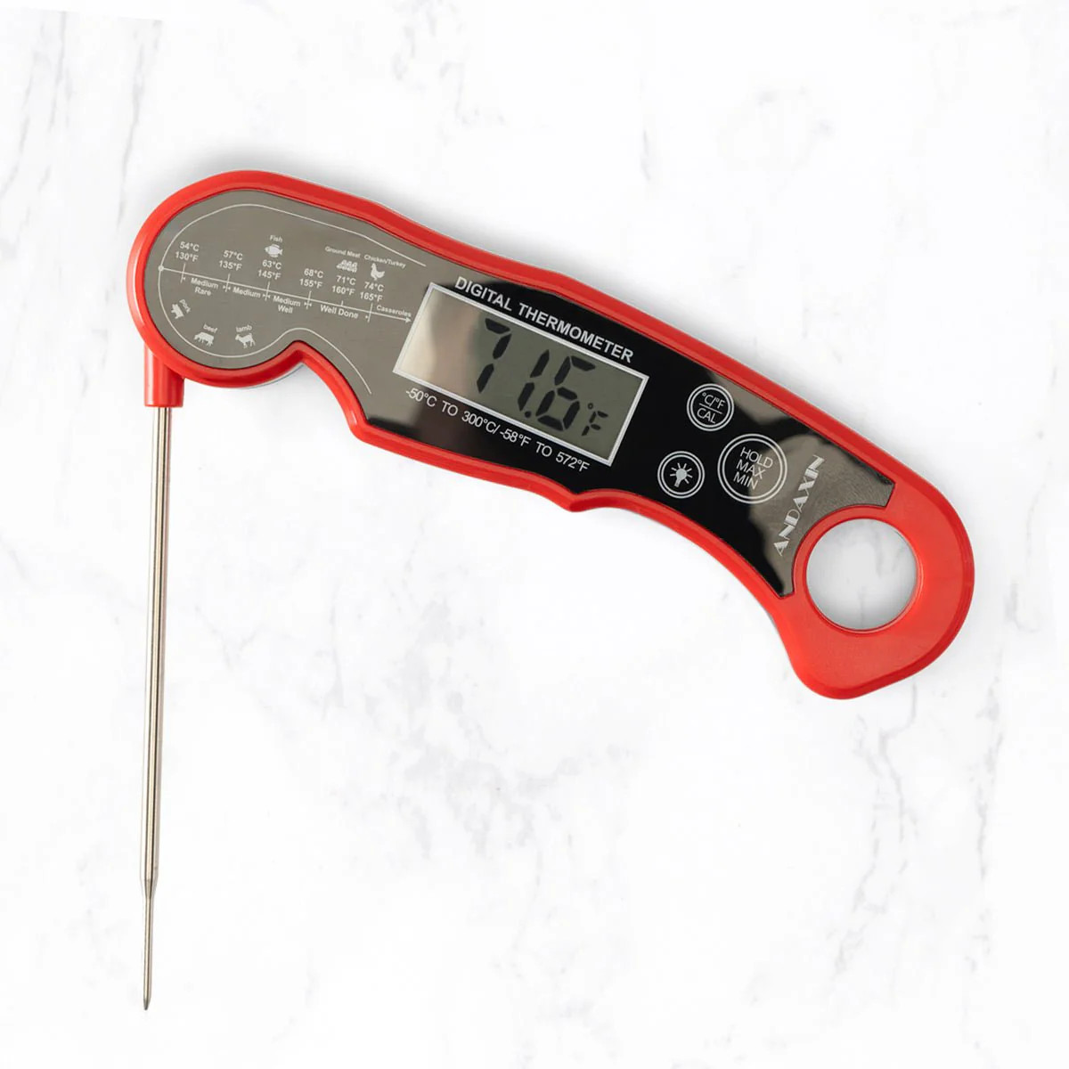 TempTrek Digital Instant Read Meat Thermometer for Cooking | HomeWetBar.com