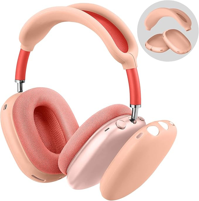 Fintie Silicone Case Cover for AirPods Max Headphones, Anti-Scratch Ear Cups Cover and Headband C... | Amazon (US)
