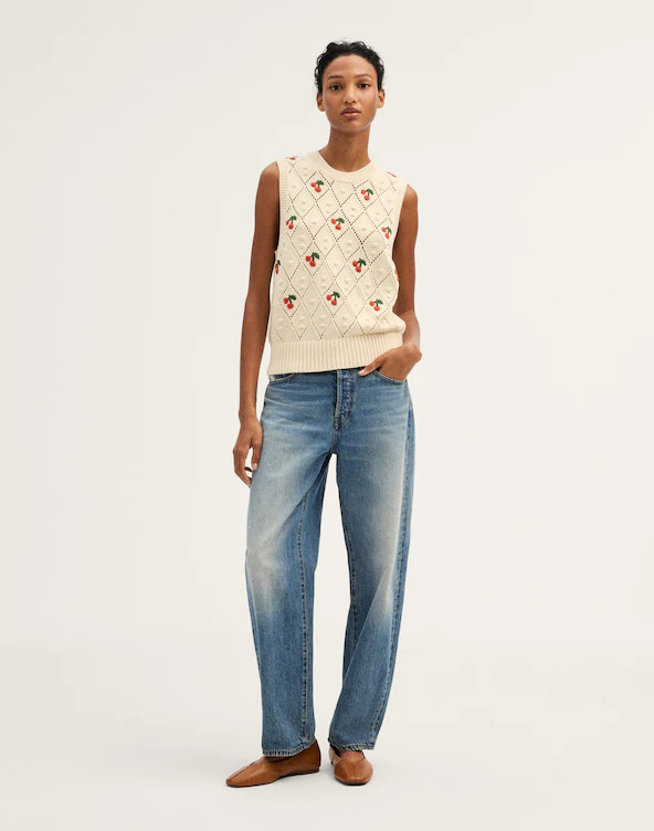 Bauble Pointelle-Stitch Sweater Vest | Madewell