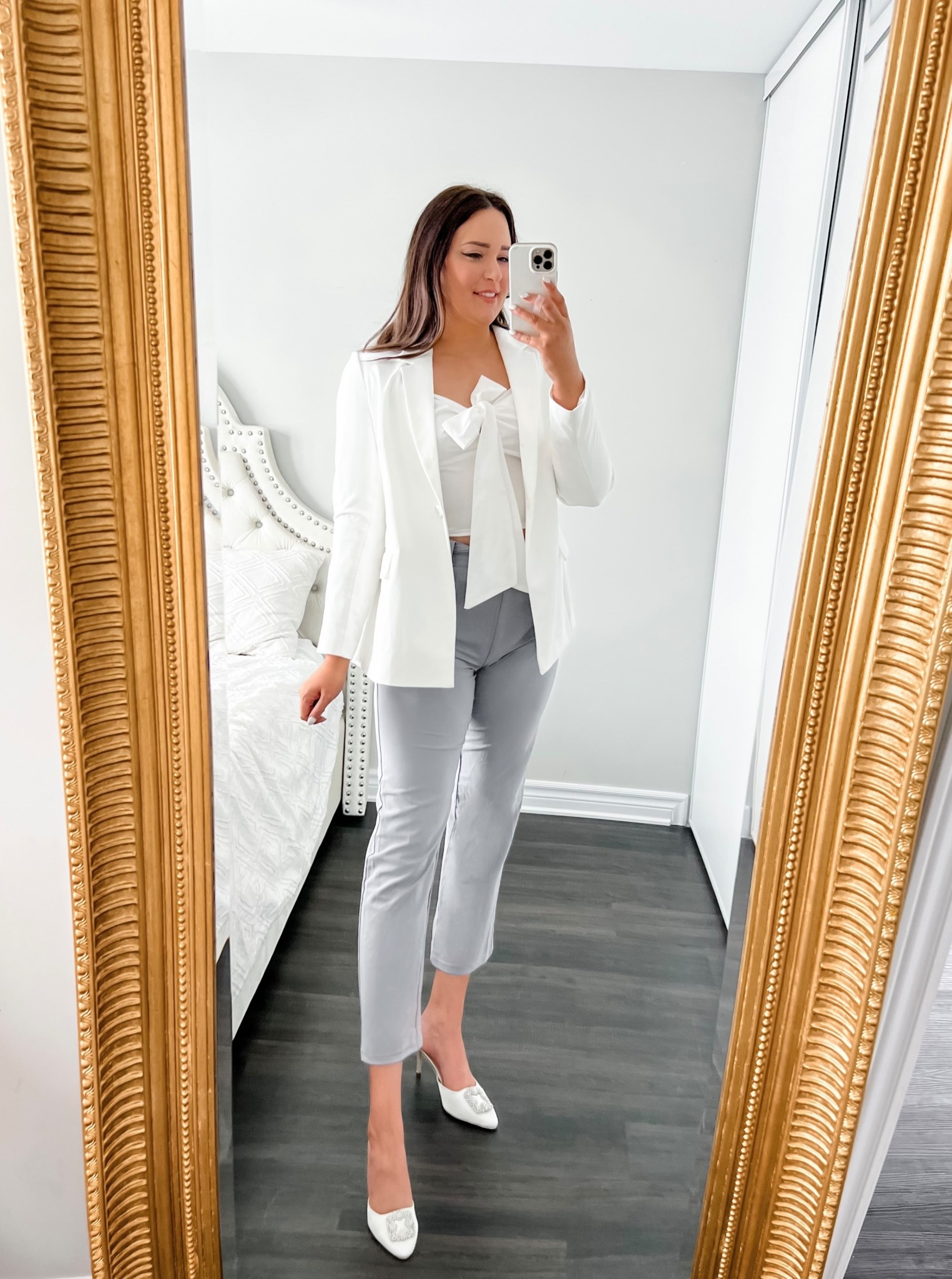This is my favorite blazer I own! I have it in several colors. So flattering! 

#LTKMidsize #LTKSaleAlert