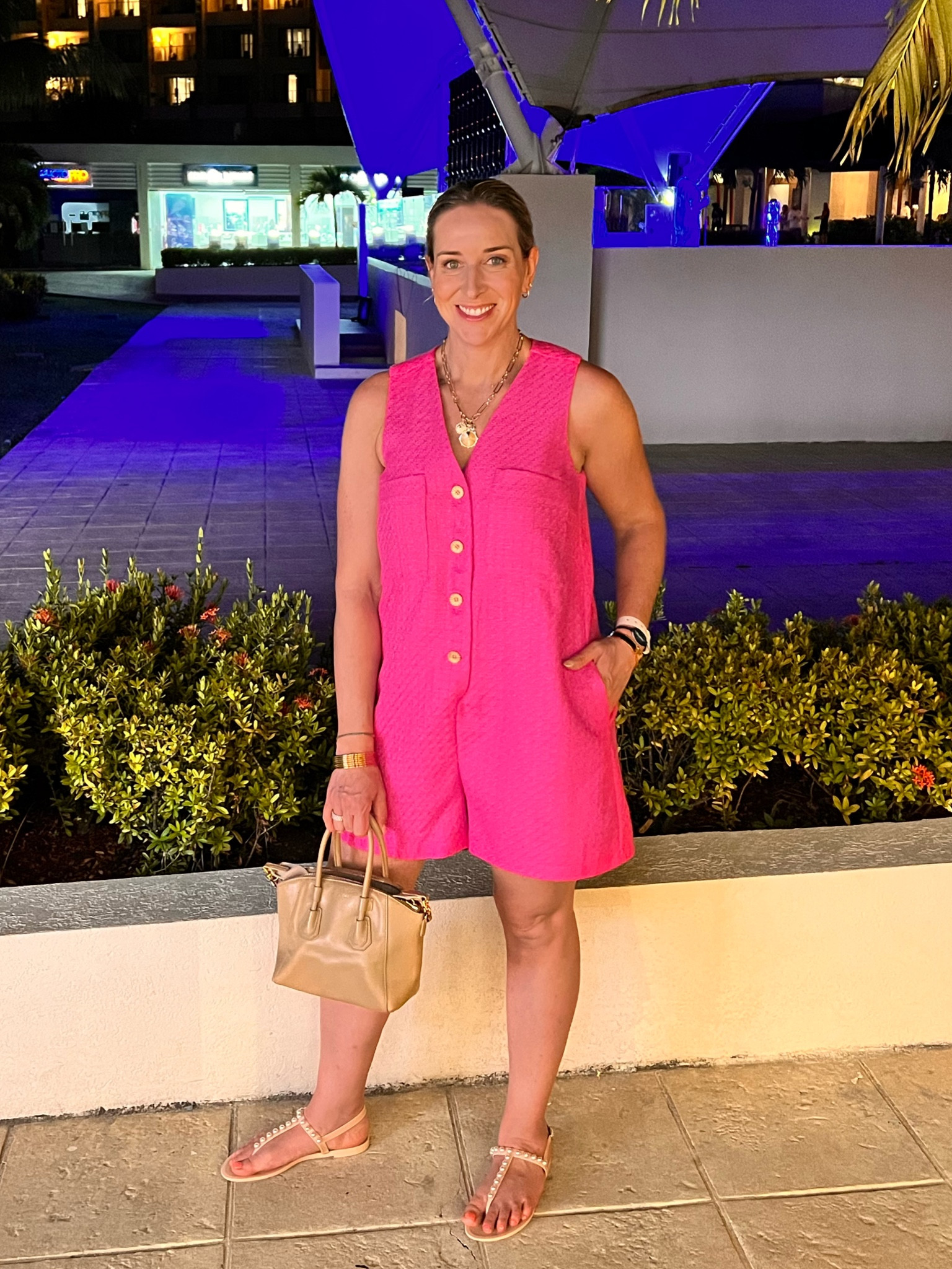 Summer Outfit

Tuckernuck romper is back in stock in this pink color. Wearing a medium - runs true to size. 

#tnuck #romper #vacationoutfit #bachelorette #nashville #vacation



#LTKTravel #LTKOver40 #LTKStyleTip