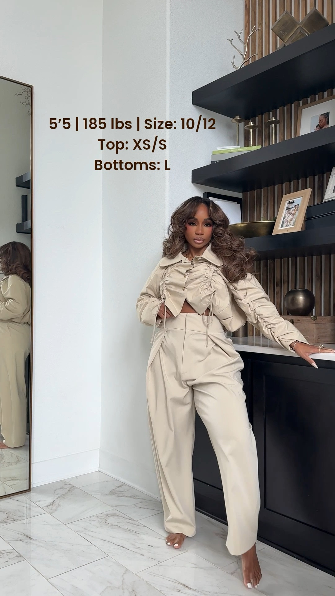 Monochromatic outfit inspo! Ruffle crop jacket is a statement item! 

#LTKootd #LTKMidsize