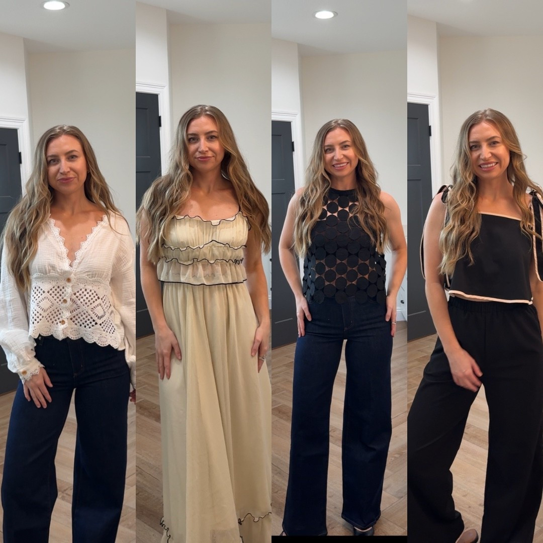 size small in everything! The polka dot top has no lining. You’ll want to get a top to wear under it ☺️ 

#LTKSpringSale #LTKootd #LTKTravel