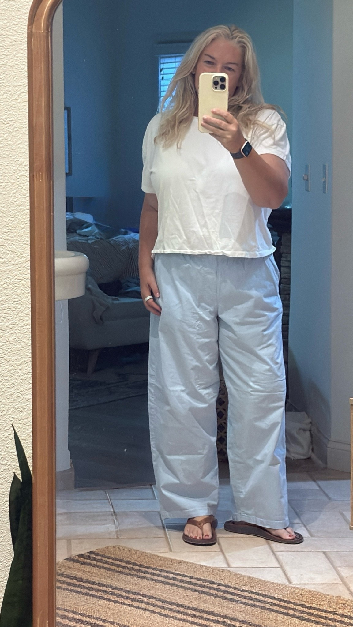 Omgeee these pants for Summer!! If you must wear pants (size medium)in the Summer let it be these!! #summeroutfitinspo #womenssummeroutfit

#LTKSeasonal #LTKOver40 #LTKootd