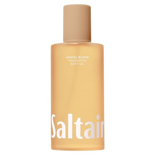 Saltair Body Oil. Jumbo Size Santal Bloom After Shower and Bath Oil for Women and Men. Botanical, Non-Greasy, and Well-Absorbing Moisturizer for Hydrating Dry Skin – 10oz Bottle | Amazon (US)