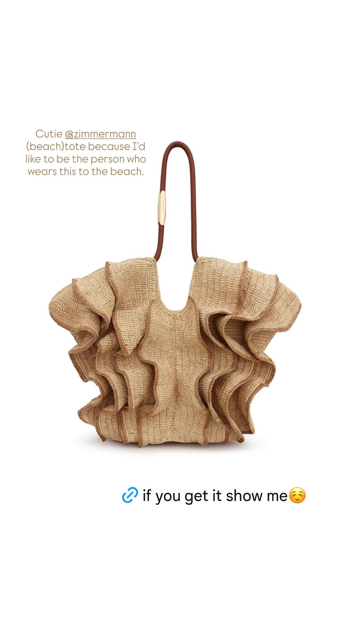 Would you wear this tote to the beach