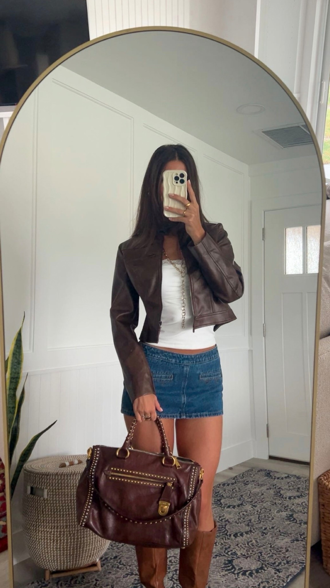 leather jacket outfit!