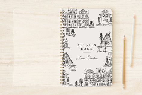 Holiday House Toile Notebooks, Day Planners, or Address Books | Minted