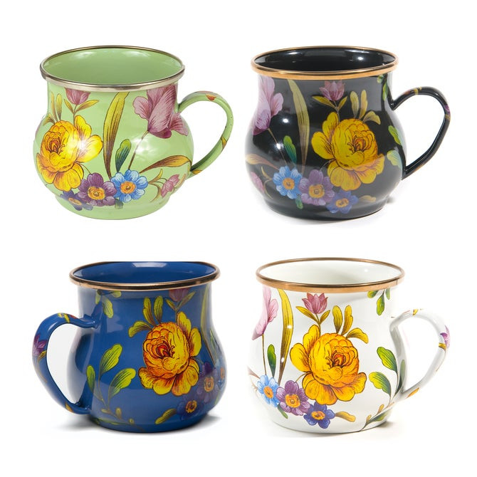 Flower Market Mix Mugs - Set of 4 | MacKenzie-Childs