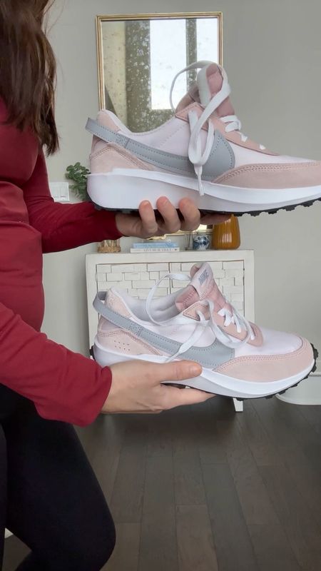 Pink Nike sneakers - yes please!
I love these sneakers so much I now own two colors.
I go with my larger size
Size up half


#LTKFind #LTKsalealert #LTKSeasonal