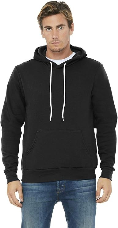 Bella Canvas White Cord Fleece Pullover Hooded Sweatshirt | Amazon (US)
