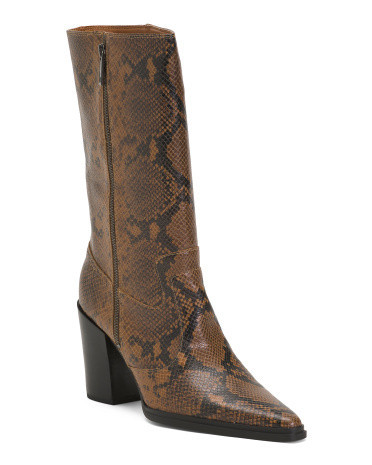 Jackson Snakeskin Embossed Boots For Women, Leather | TJ Maxx