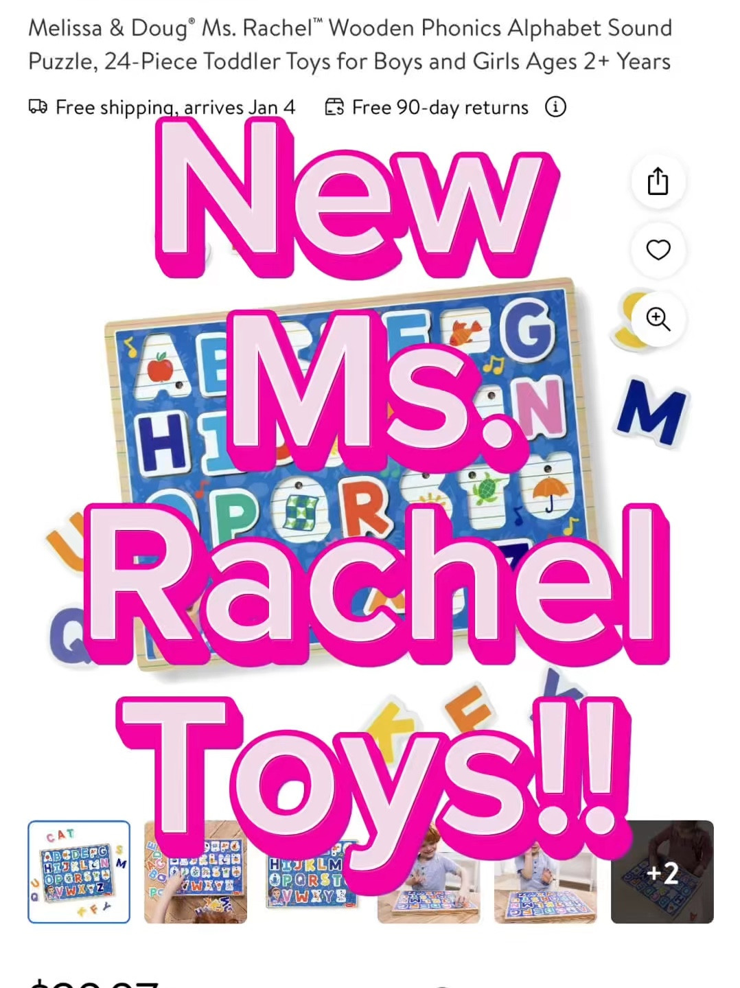 New Ms Rachel toys!! 

#LTKFamily #LTKBaby #LTKKids