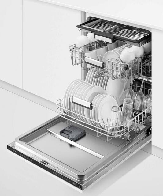 Fisher & Paykel 24" ADA Single Door Dishwasher 3 racks Custom Panel Ready DW24U6I1 - Best Buy | Best Buy U.S.