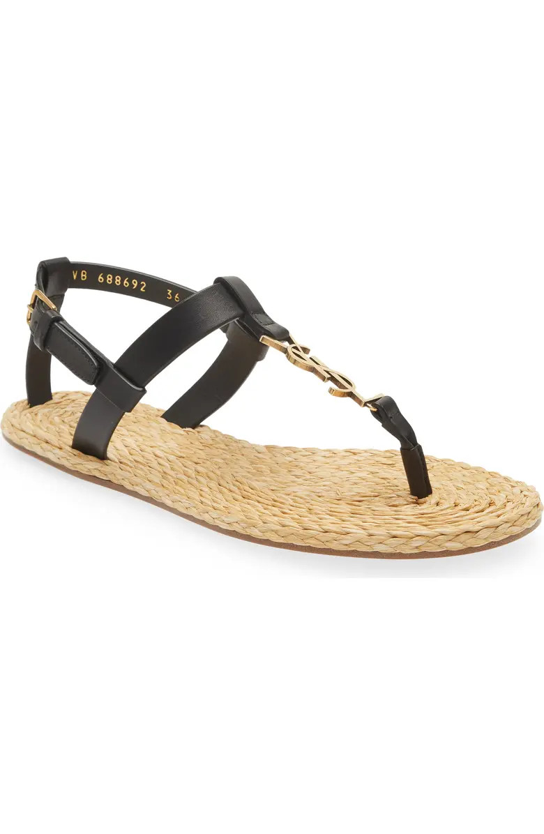 Cassandra Monogram Sandal (Women) | Nordstrom