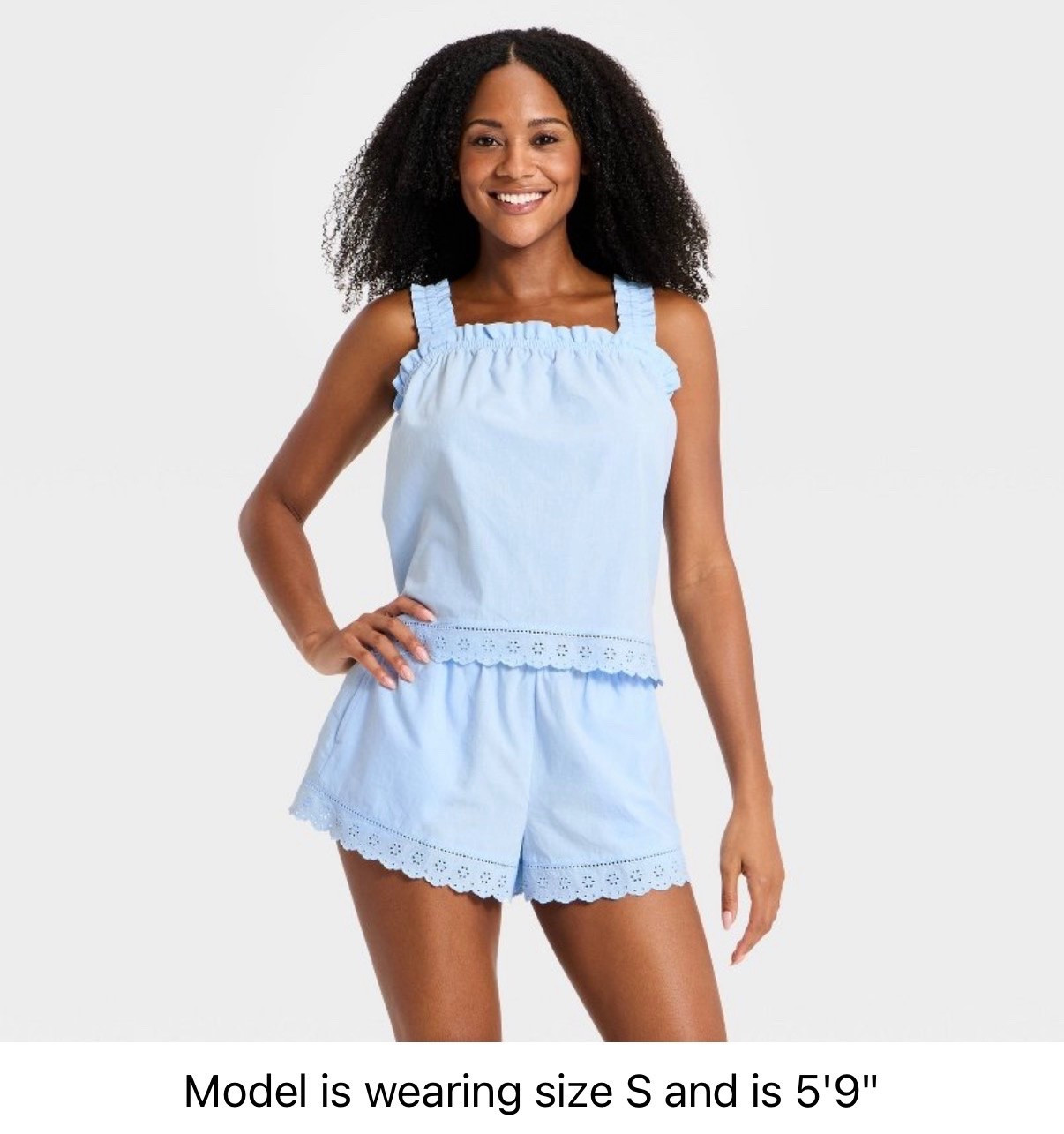 Women's Cotton Blend Eyelet Tank Top and Shorts Pajama Set - Auden™

Cute target finds

#LTKootd #LTKgrwm