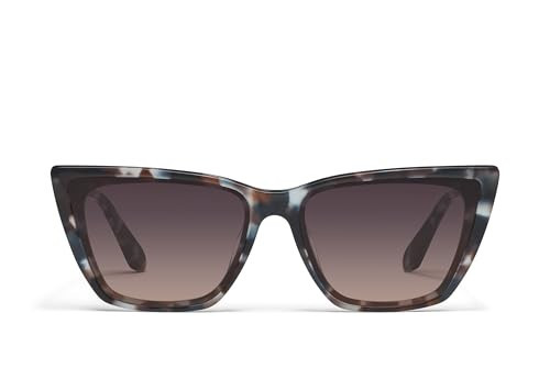 QUAY - Sunglasses for Men & Women, Round Lenses with UV Protection (Call The Shots Remixed, Storm Tort/Smoke Taupe) | Amazon (US)