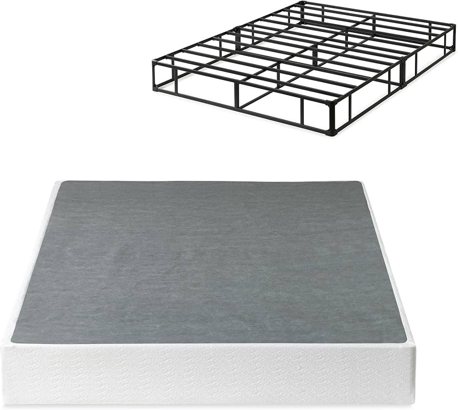 Zinus 9 Inch Queen Metal Smart Box Spring with Quick Assembly, Mattress Foundation, Strong Metal ... | Amazon (US)