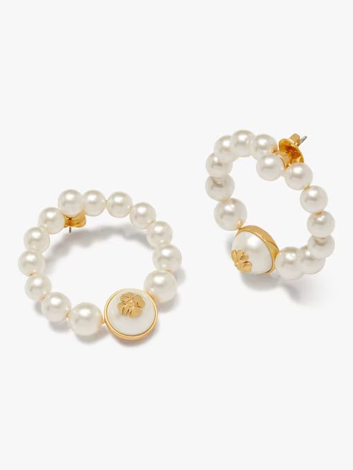 Pearls On Pearls Hoops | Kate Spade (US)