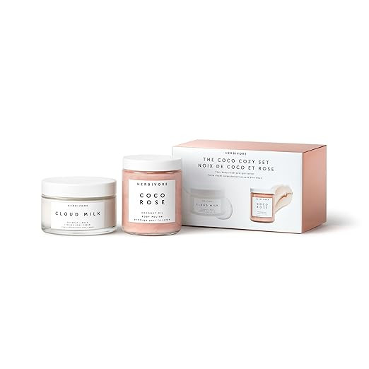 HERBIVORE The Coco Cozy Set | Coco Rose Coconut Oil Body Polish & Cloud Milk Coconut + Maca Firmi... | Amazon (US)