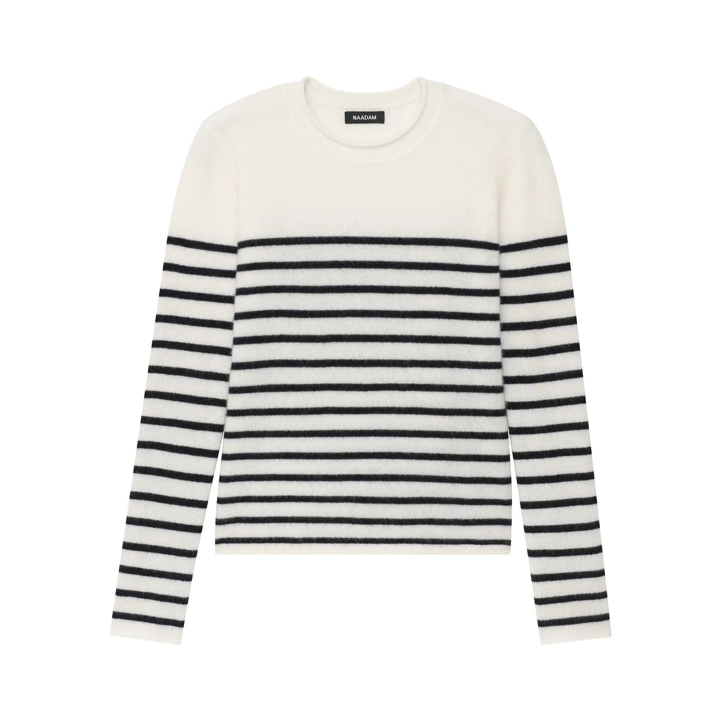 Cashmere Striped Crewneck | NAADAM