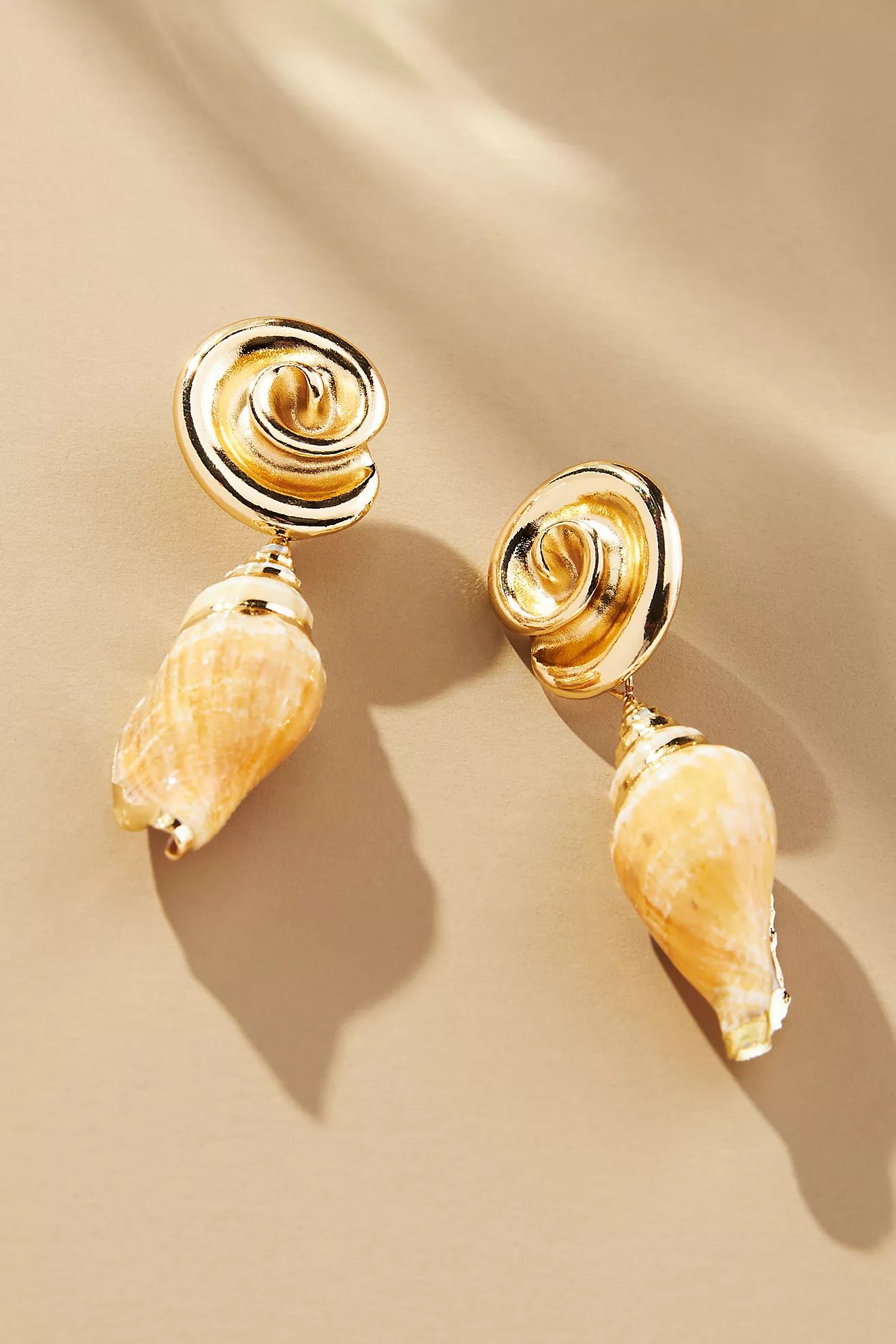 Swirl Shell Drop Earrings | Anthropologie (US)