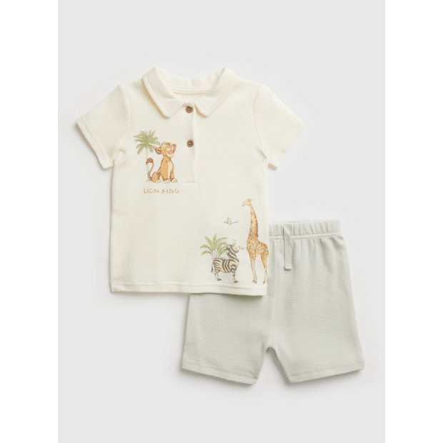 Buy Disney Lion King Waffle Top & Shorts - 6-9 months | Dresses | Tu | Tu Clothing
