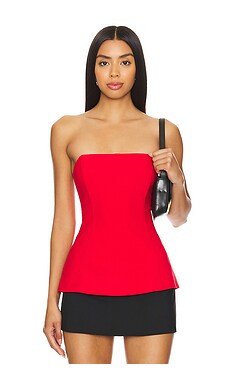 Lovers and Friends Noah Top in Cherry Red from Revolve.com | Revolve Clothing (Global)