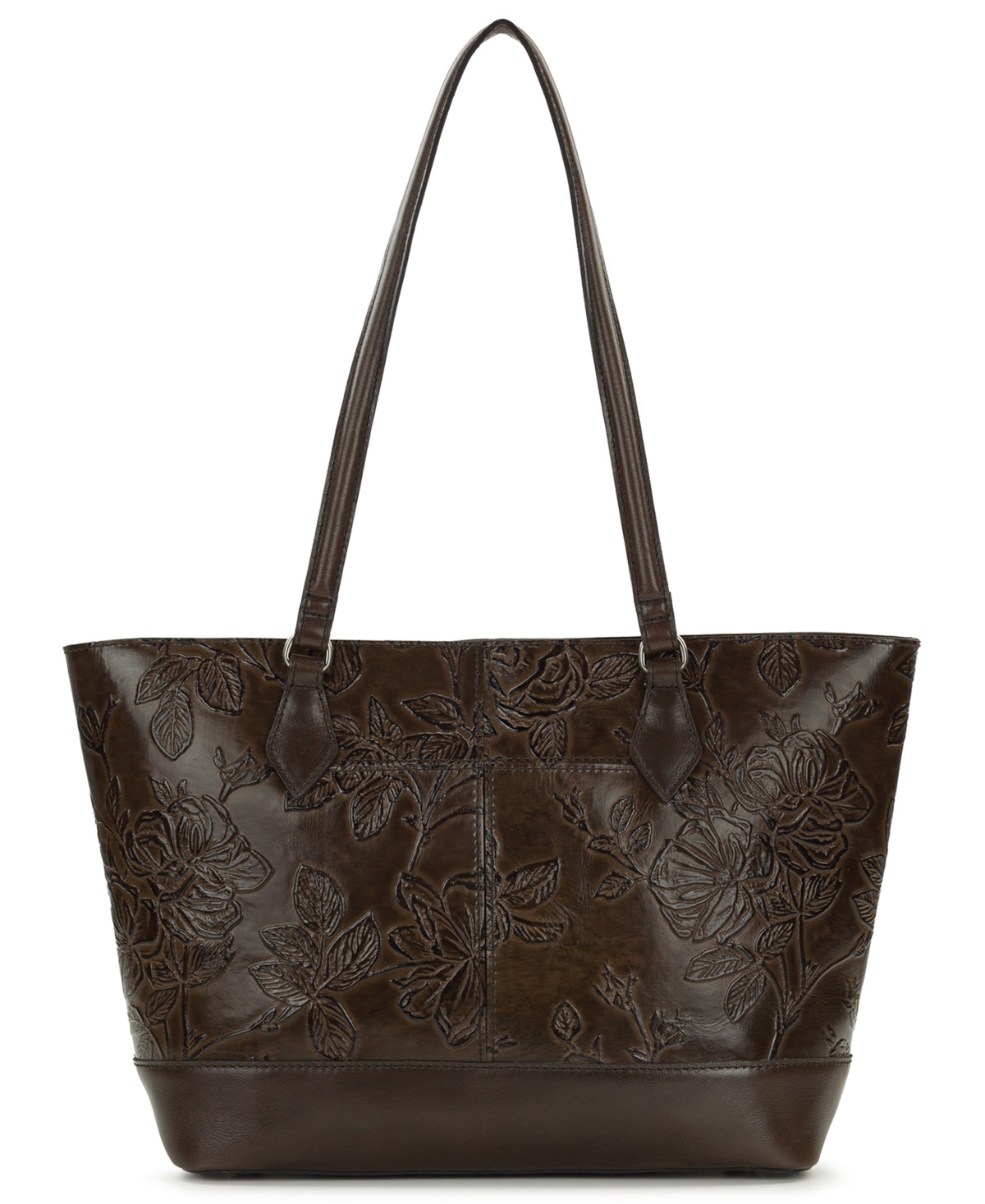 Patricia Nash Meka Bark Leaves Textured Tote Bag - Mushroom Bark Leaves | Macy's