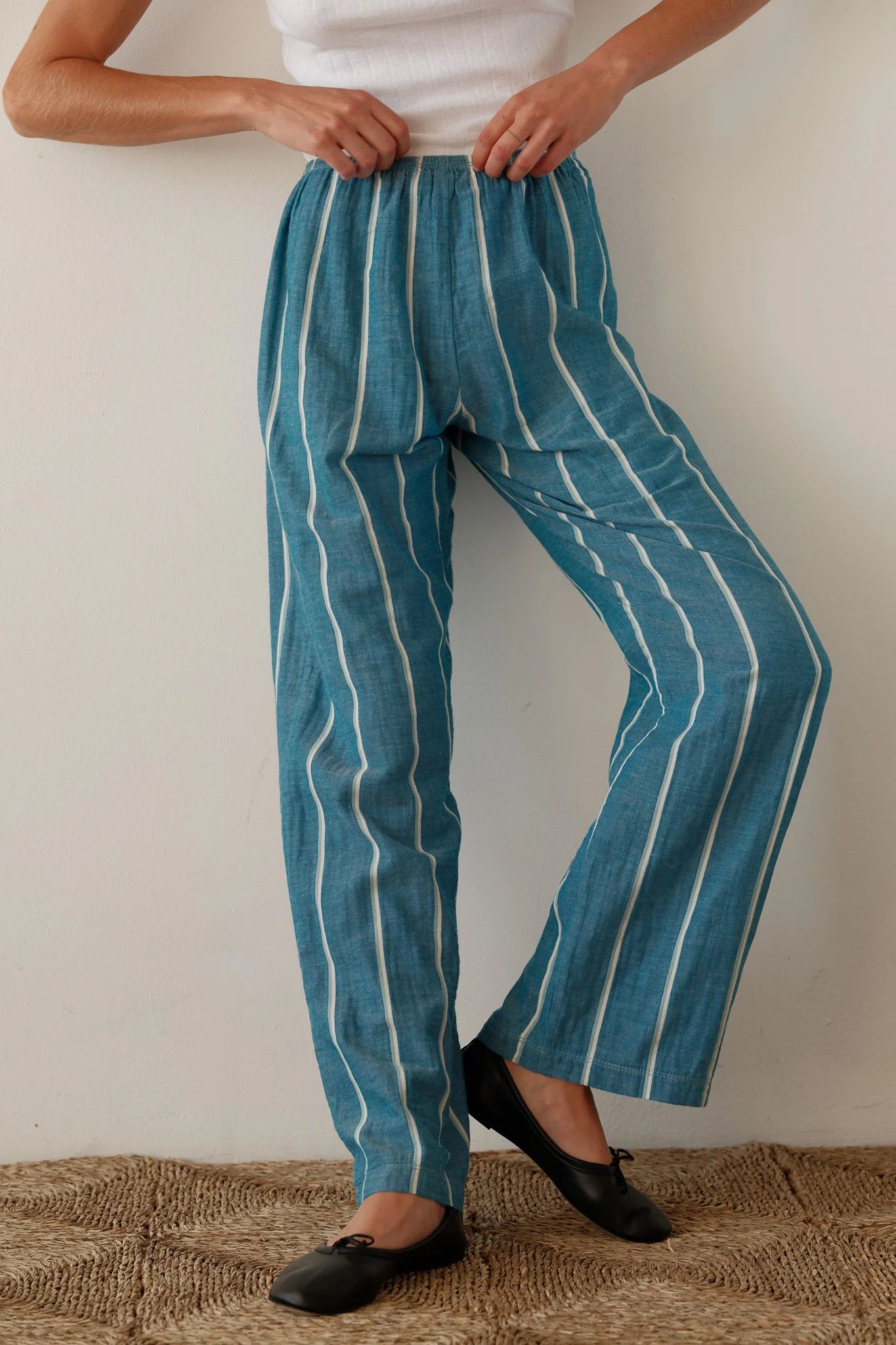 The Stripe Simple Pant | DONNI.