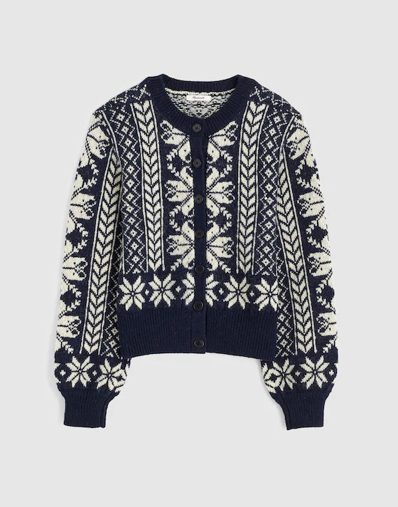 Fair Isle Cardigan Jacket in Wool | Madewell