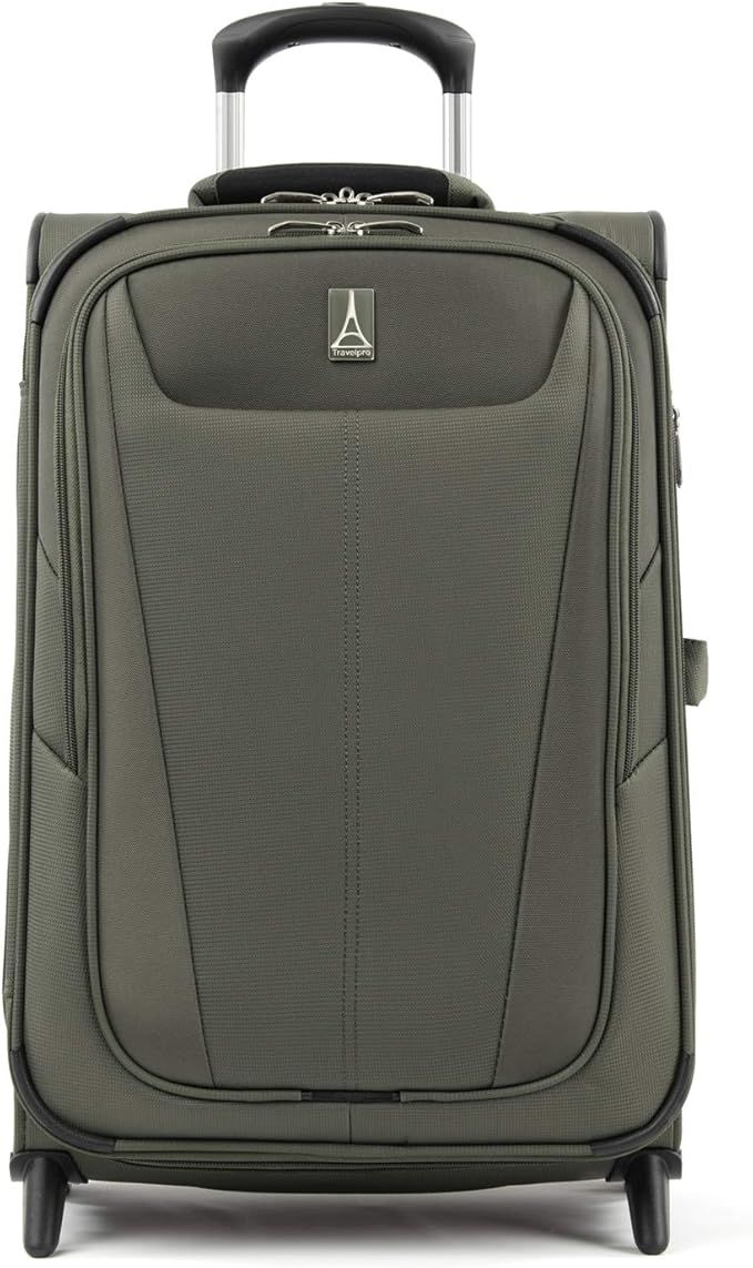 Travelpro Maxlite 5 Softside Lightweight Expandable Upright Luggage, Slate Green, Carry-On 22-Inc... | Amazon (US)