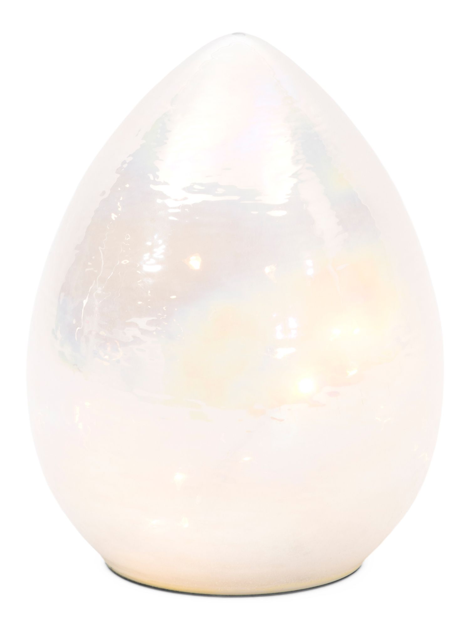 8in White Pearl Led Egg | Easter | Marshalls | Marshalls
