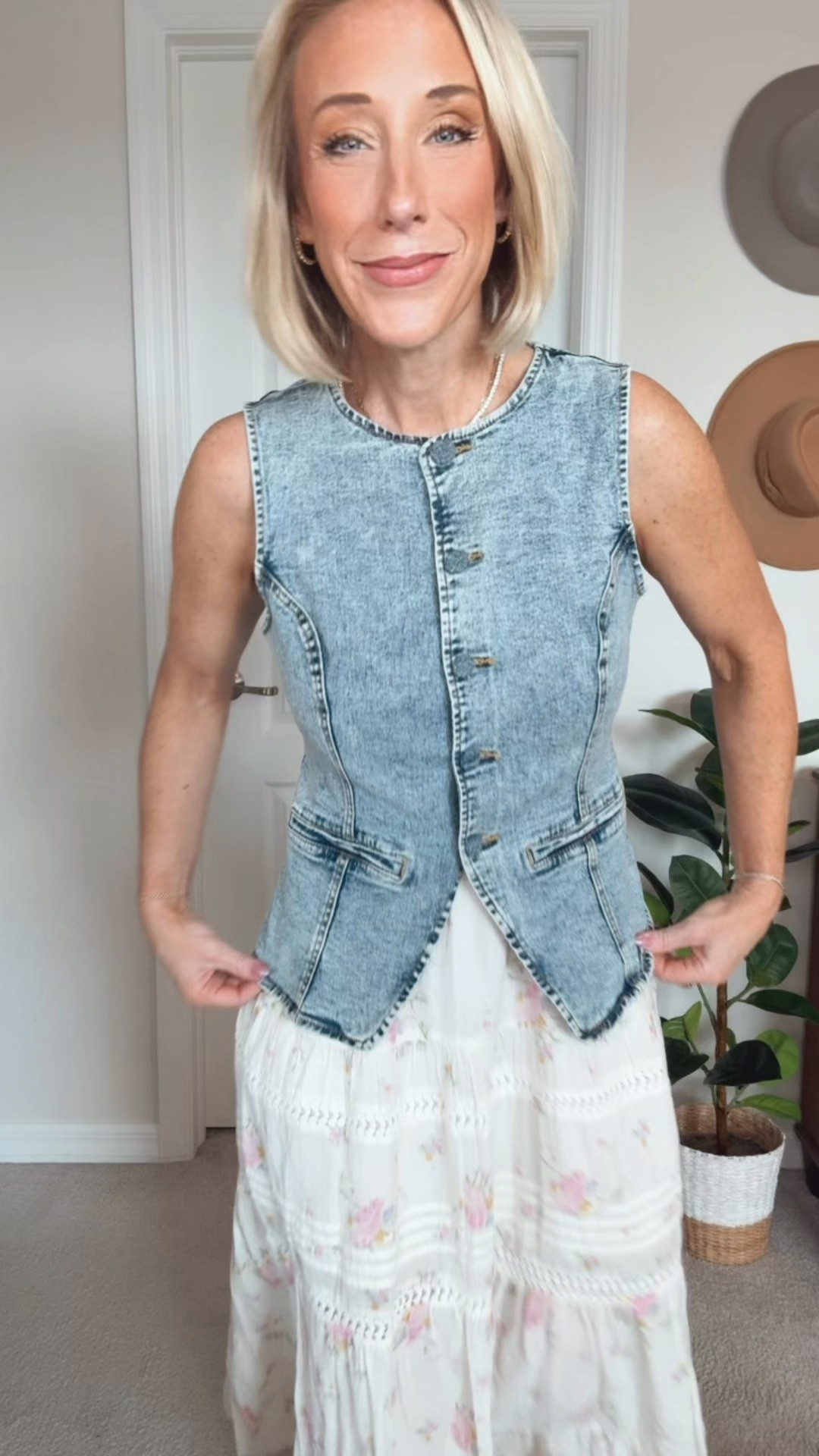 One Dress - 6 outfits: 1. Floral Lace Maxi A-Line Dress - size XS. 2. Vest - size small.

#LTKOver40#LTKSeasonal 

 