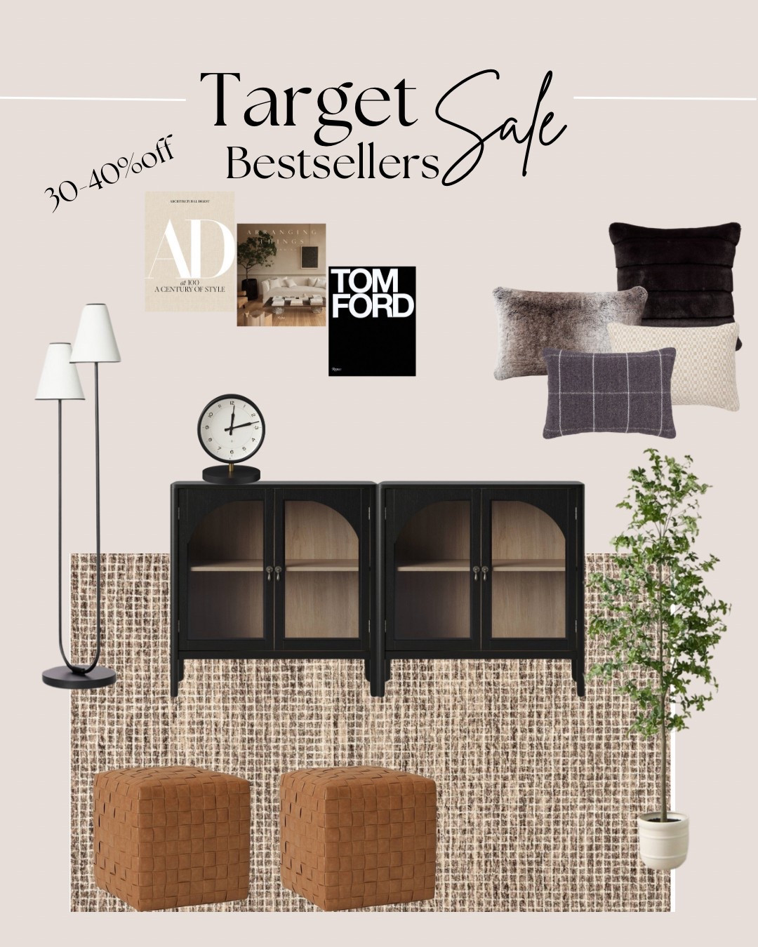 Circle week home decor sale! 30-40% off some bestsellers! 
Coffee table book sale, arched sideboard, gypsophilia tree, modern floor lamp, brown wool rug, Target home sale
#homedecorsale #circleweek #targetbestsellers

#LTKFindsUnder50 #LTKSaleAlert #LTKHome