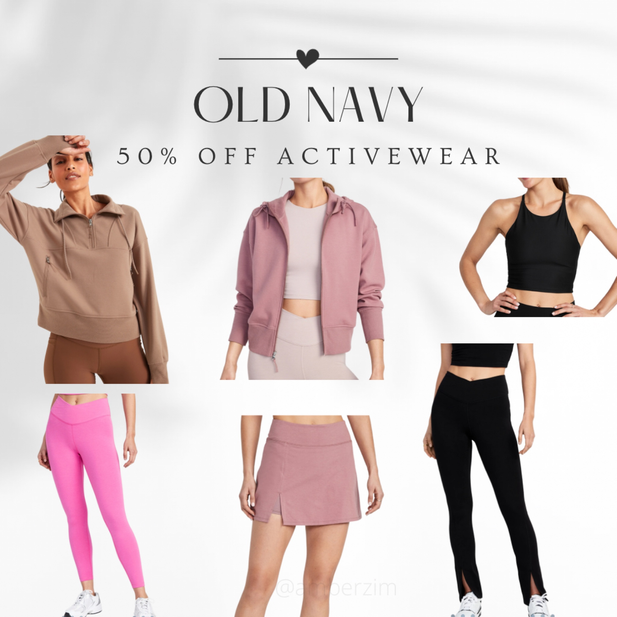 50% off sale all activewear for the family at old navy. Men, women, girls boys 


#LTKfit #LTKsalealert #LTKkids