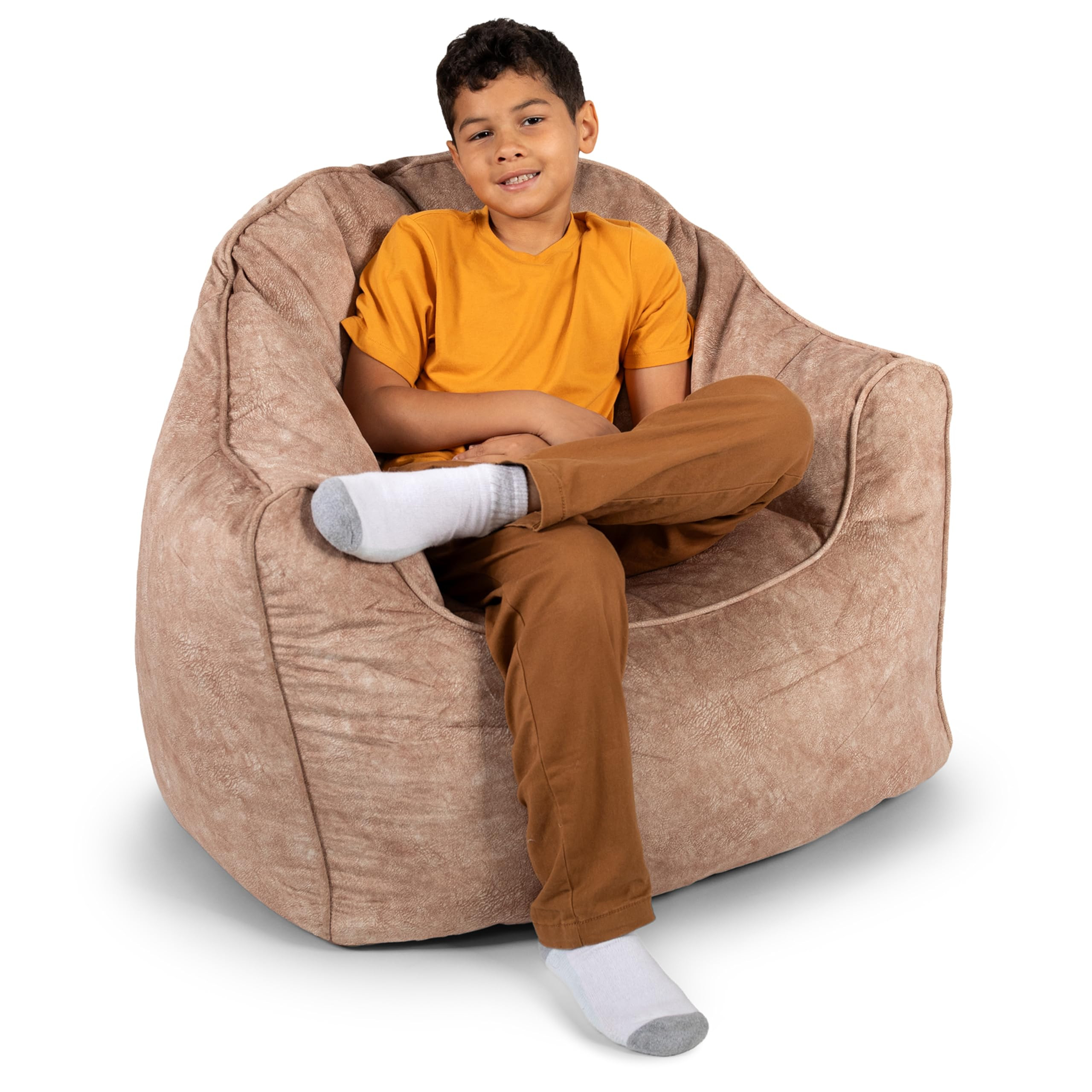 Big Joe Hug Bean Bag Chair, Caribou Hyde, Faux Polyester Blend, 3 feet | Amazon (US)