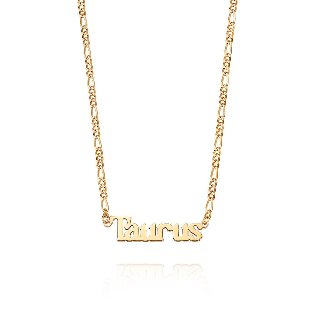 Taurus Zodiac Necklace 18ct Gold Plate | Daisy London Jewellery