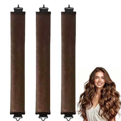 Vaniika Heatless Hair Curling Rod & Headband Set, Curls Blowout Satin Flexi Rods No Heat Styling Tools Soft Rollers for All Hair Type | Amazon (UK)
