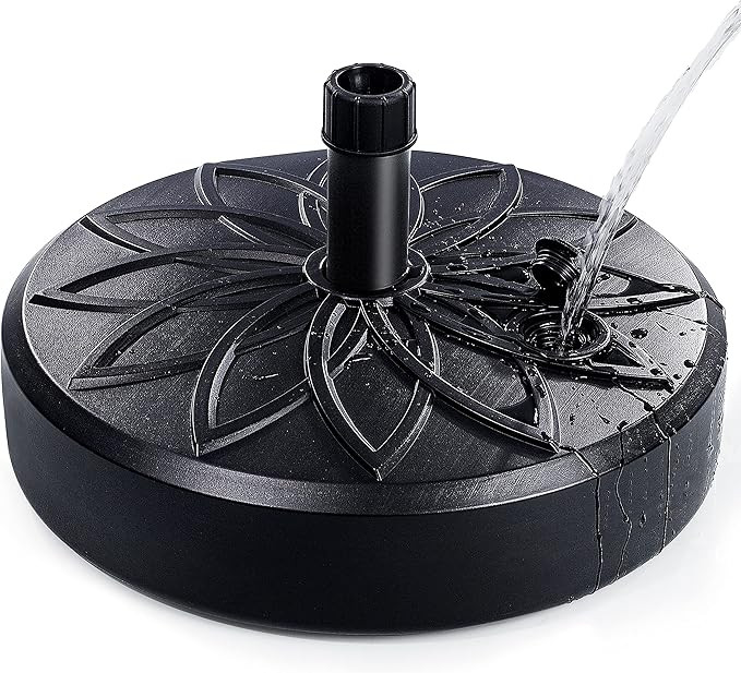 FRUITEAM 48.5Lbs Fillable Weight Patio Umbrella Base Heavy-Duty Recyclable Plastic Round Base Wat... | Amazon (US)