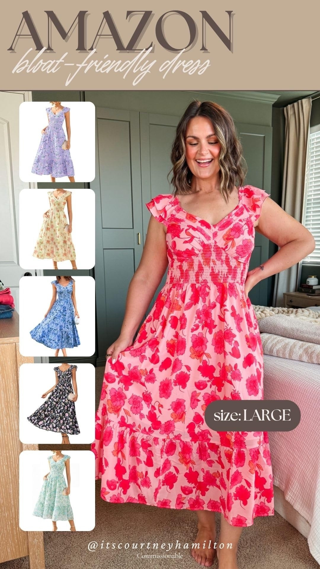 Amazon bloat friendly dress is on sale right now for Prime Day!! I am wearing a large! 

Sale alert, watchnow, finds under 50, Courtney Hamilton

#LTKSeasonal #LTKMidsize #LTKSaleAlert