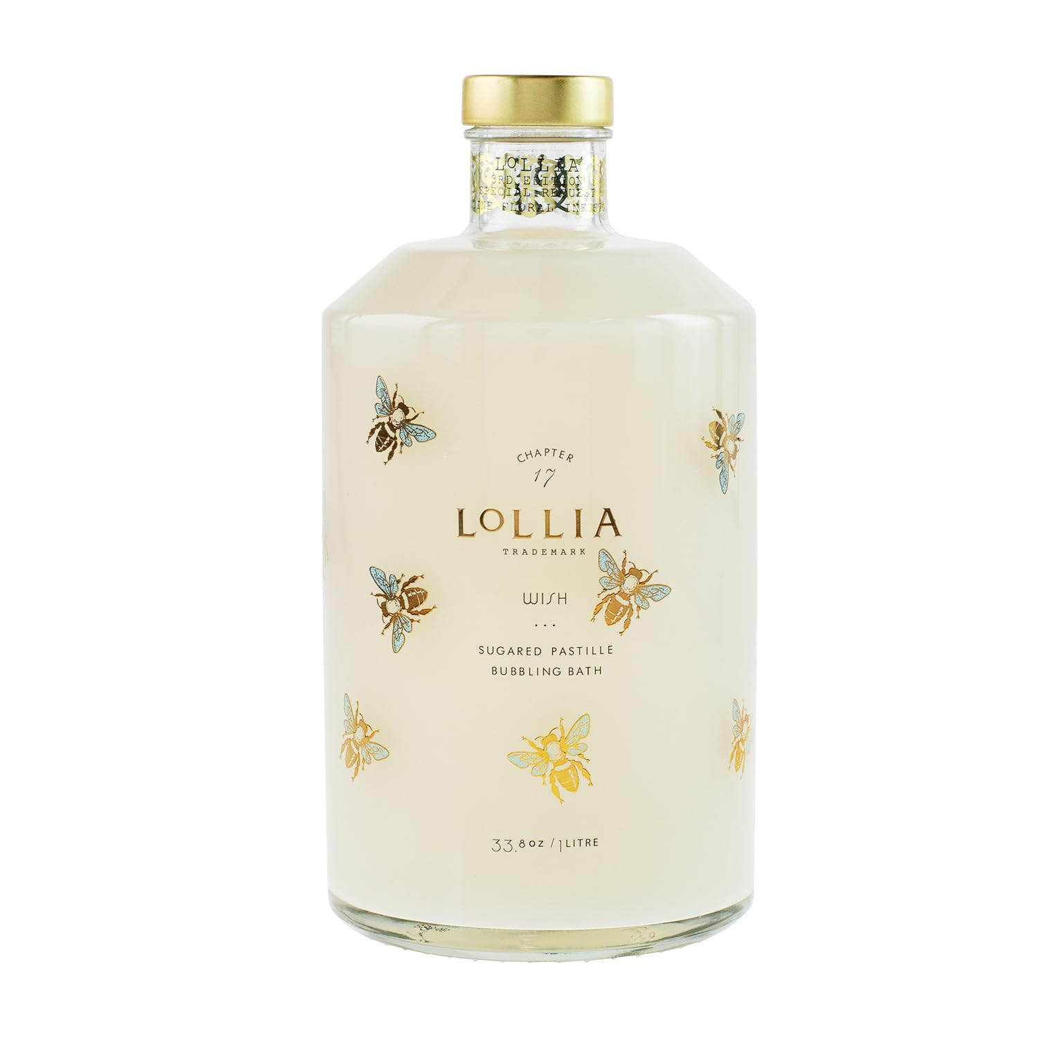 Lollia Wish Bubble Bath, 33.8 fl. oz. – Sugared Pastille Scent – Gentle & Moisturizing Bubble... | Amazon (US)